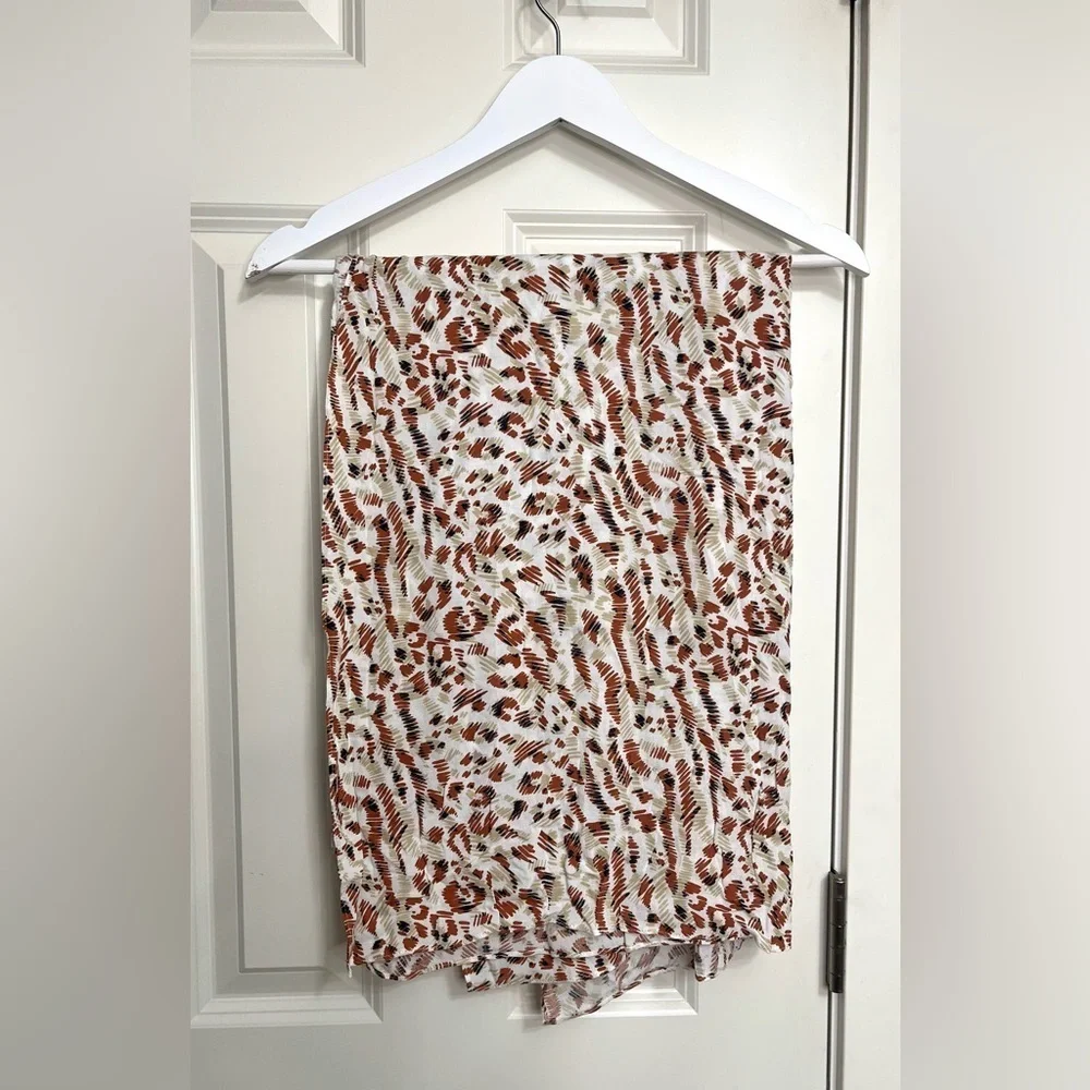 Daniel Rainn Abstract Animal Print Scarf